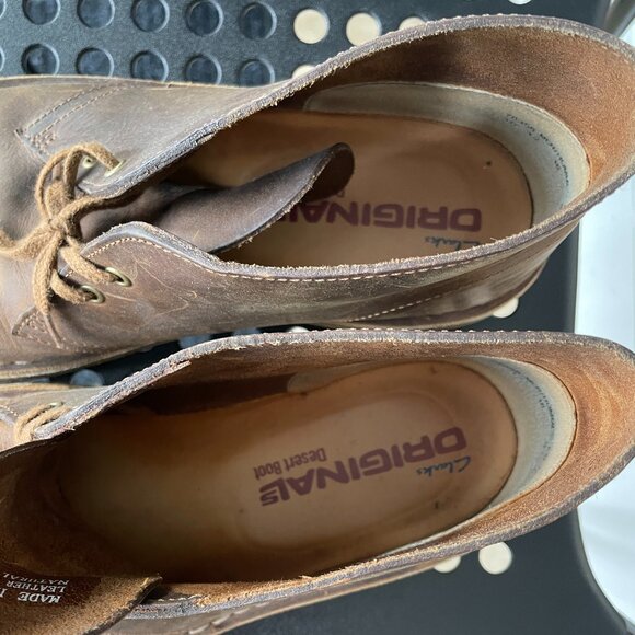 Clarks Men's Originals Desert Boot in Brown Leather.  Size: 10 - Picture 11 of 14
